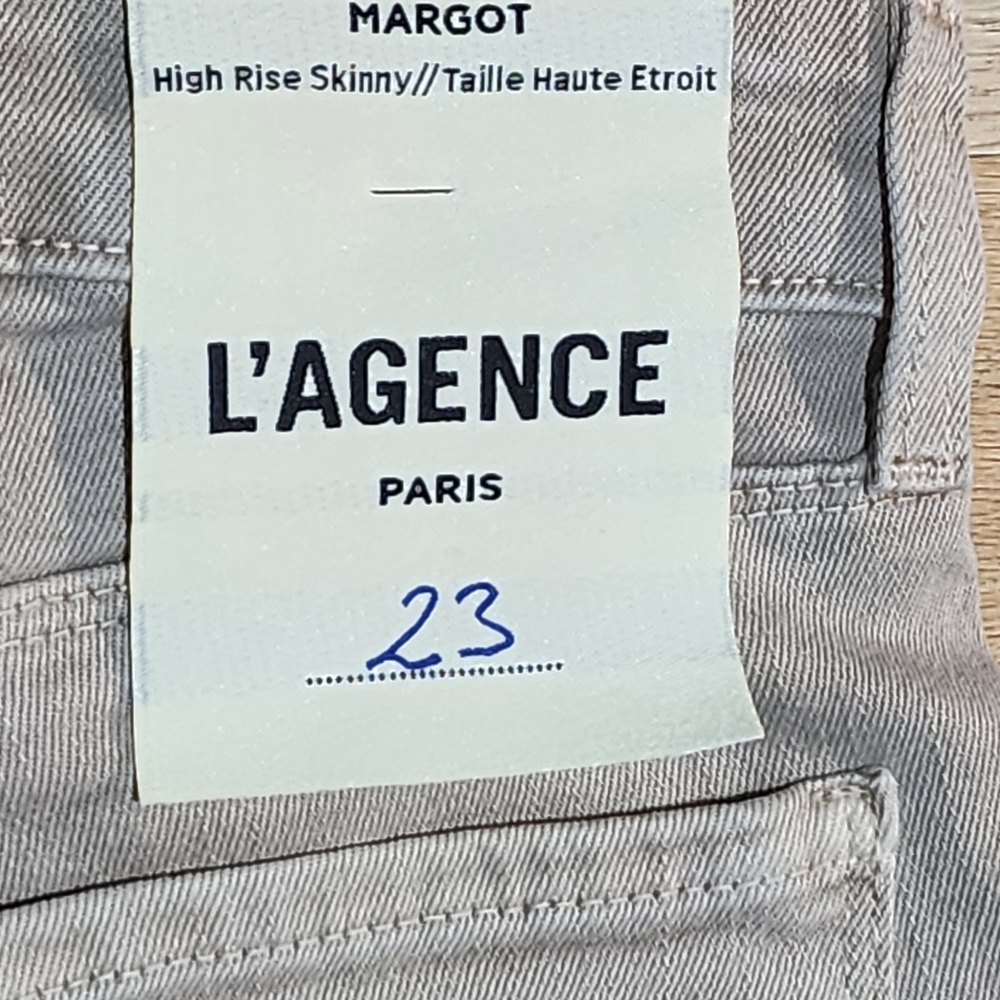 L'AGENCE Margot High Rise Skinny NWT Size 23 - Picture 13 of 13